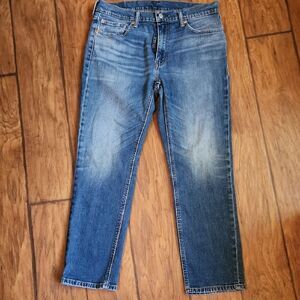 Levi's Blue Straight Jeans Timeless Design 33x30
